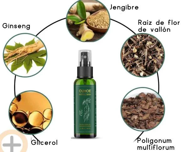 SPRAY PARA CRECER EL PELO OUHOE