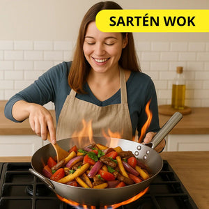 SARTEN DE ACERO INOXIDABLE