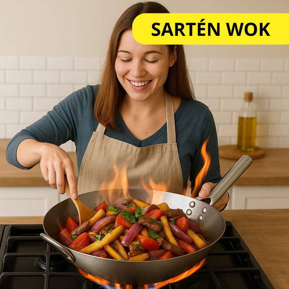 SARTEN DE ACERO INOXIDABLE